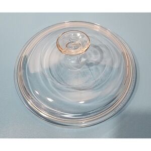 Pyrex Clear Glass Replacement Lid   14 Pyrex G5CA  EUC